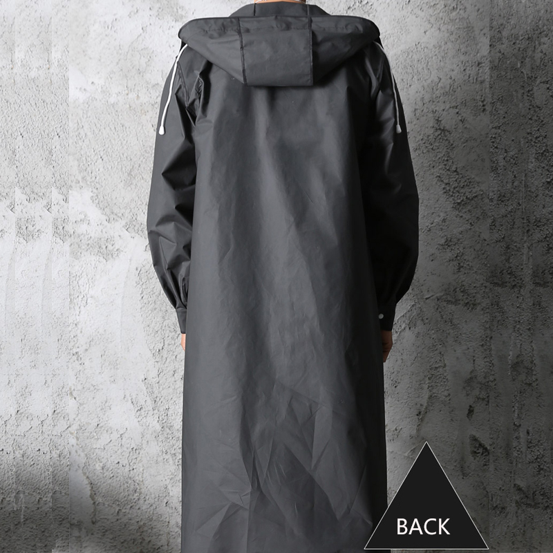 Black Fashion Adult Waterproof - Mens Fashion Poncho avaliação e preço