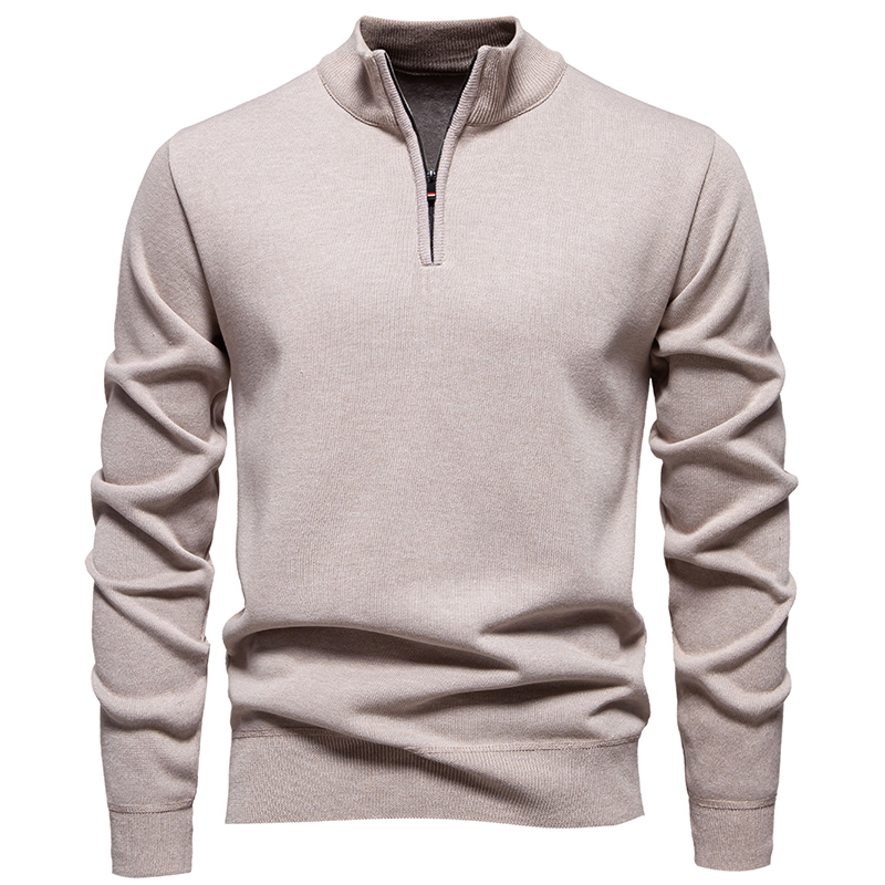 2026 New Men's Half-Zip Stand  - Men'S Fashion Zip Sweater avaliação e preço