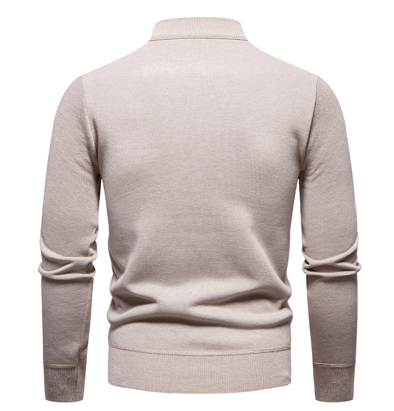 2026 New Men's Half-Zip Stand  - Men'S Fashion Zip Sweater avaliação e preço
