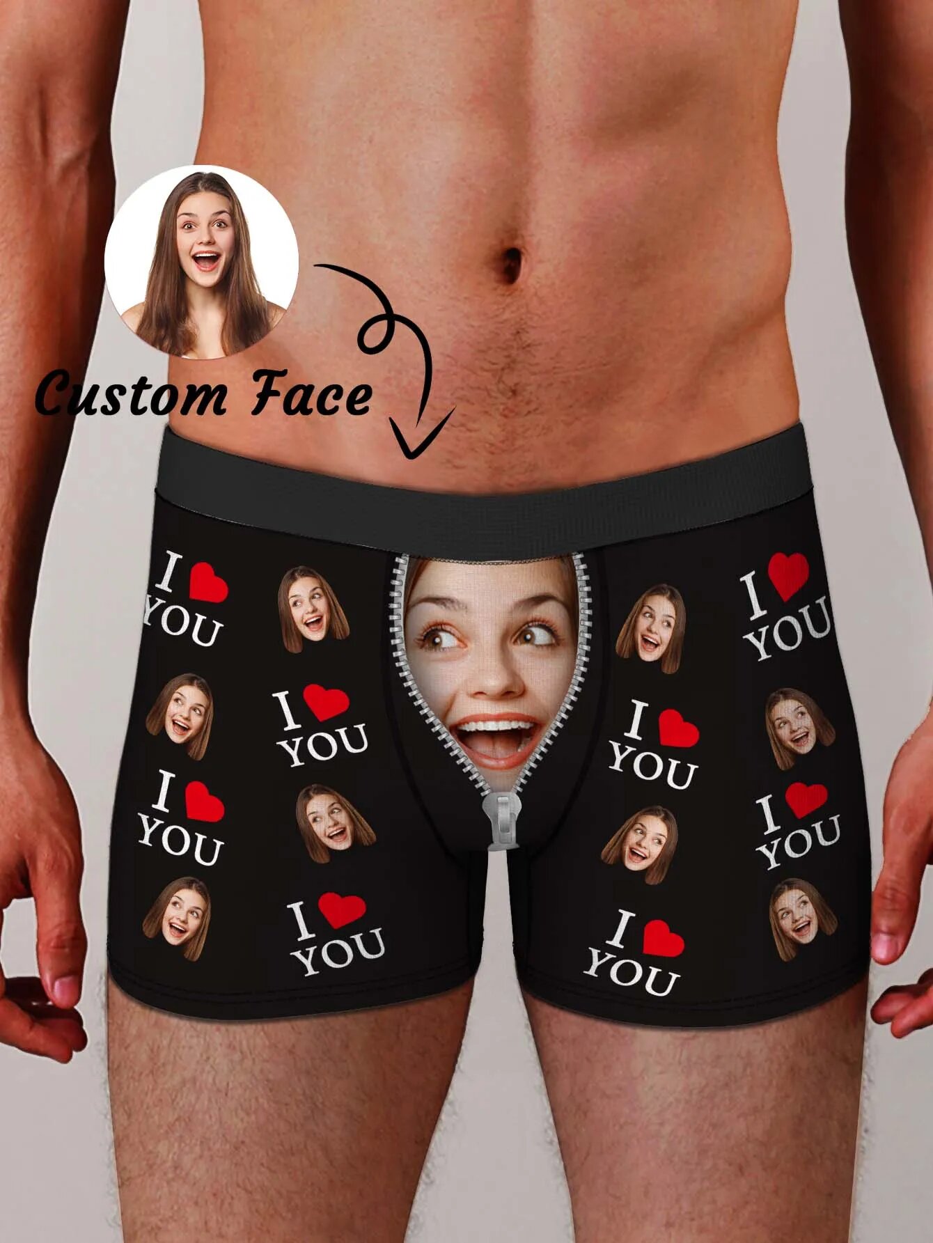 Custom Photo Mens Boxer Briefs - Men'S Fashion Underwear avaliação e preço
