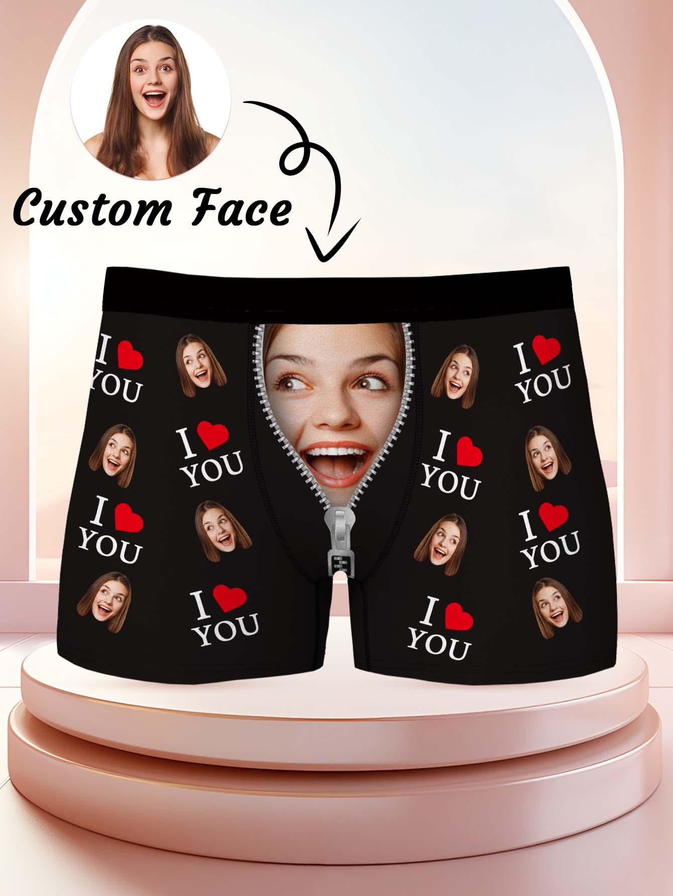 Custom Photo Mens Boxer Briefs - Men'S Fashion Underwear avaliação e preço
