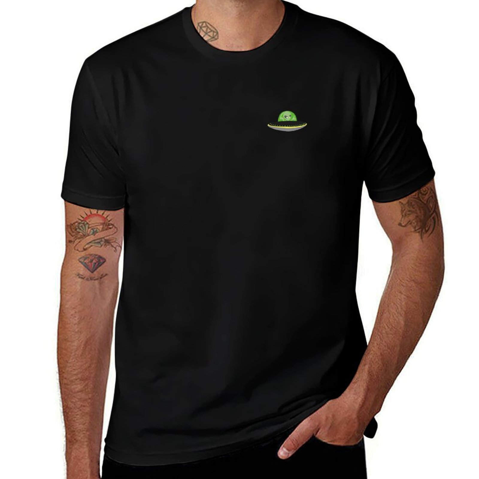 UFO Questioning! T-Shirt Stree - Men'S Fashion Questions avaliação e preço