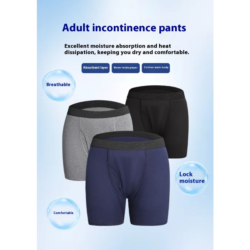 ‌Men Washable Diaper Underwear - Men'S Fashion Underwear avaliação e preço